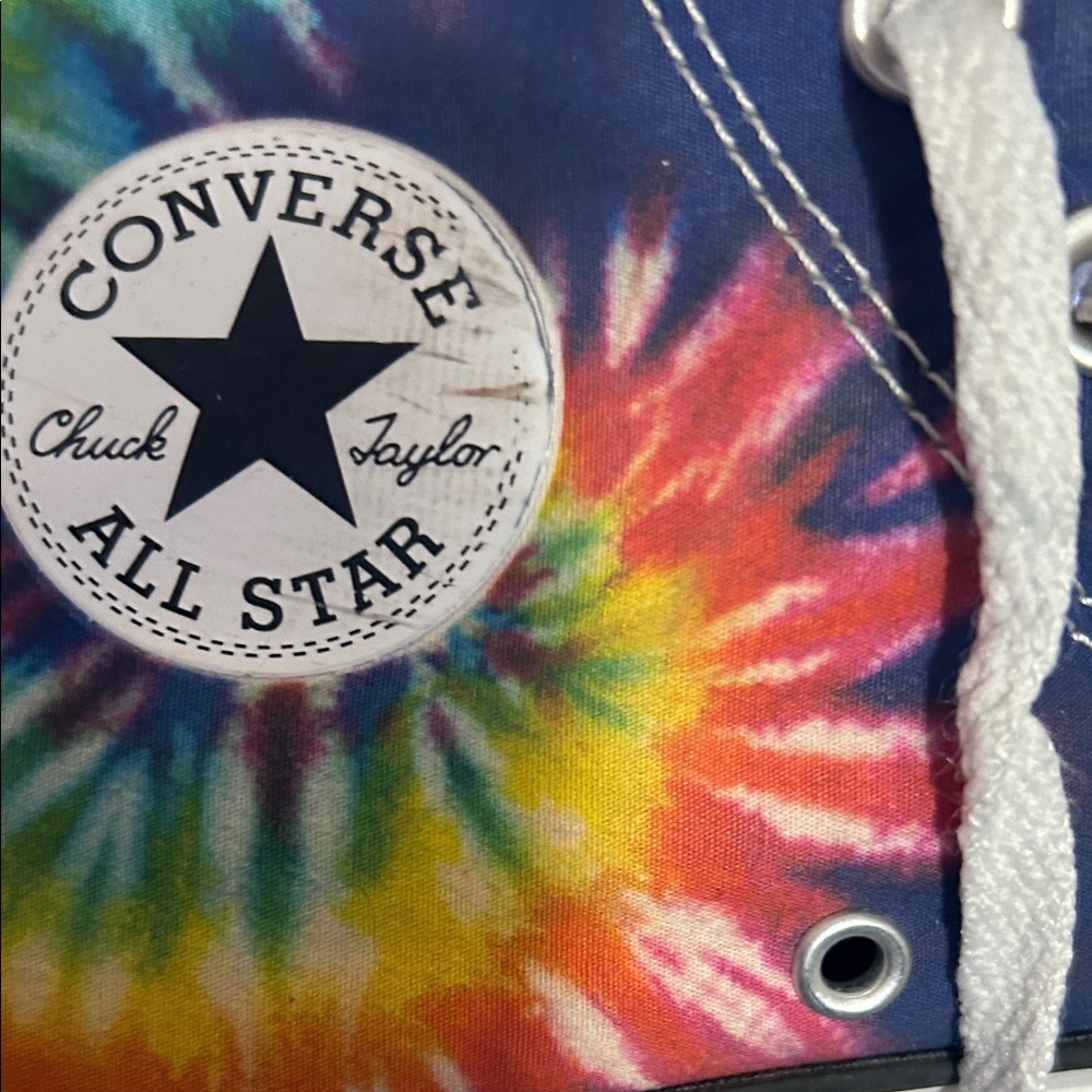 Converse Multicolor Tie-Dye High Tops
